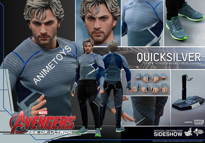 HOT TOYS - Marvel - Avengers Age of Ultron - Quicksilver - Movie Masterpiece 1:6 Action Doll MMS302