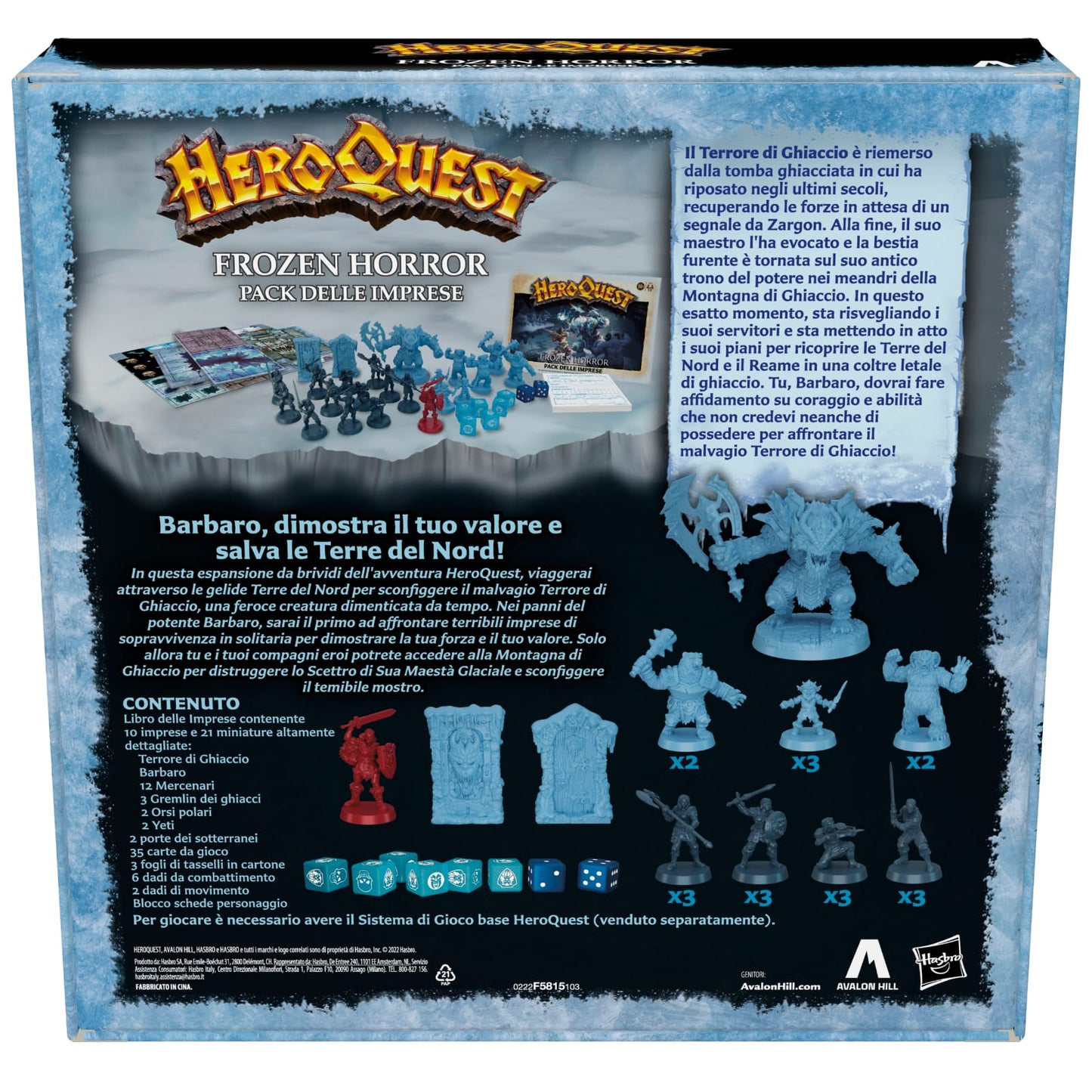 HASBRO - Heroquest - Frozen Horror playset