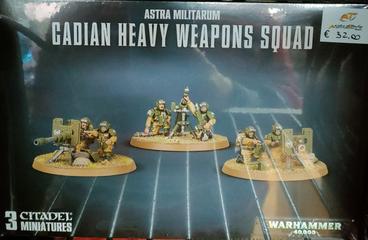 CITADEL - Warhammer 40000 - Astra Militarum Cadian Heavy Weapons Squad