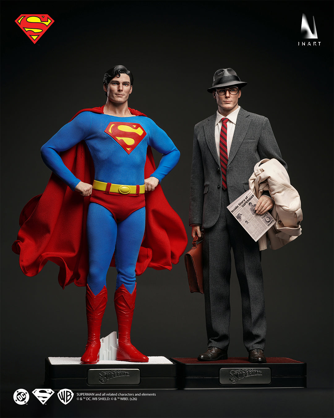 INART -  Superman  (1978) -  1/6 Collectible Figure Premium Edition 2-Pack