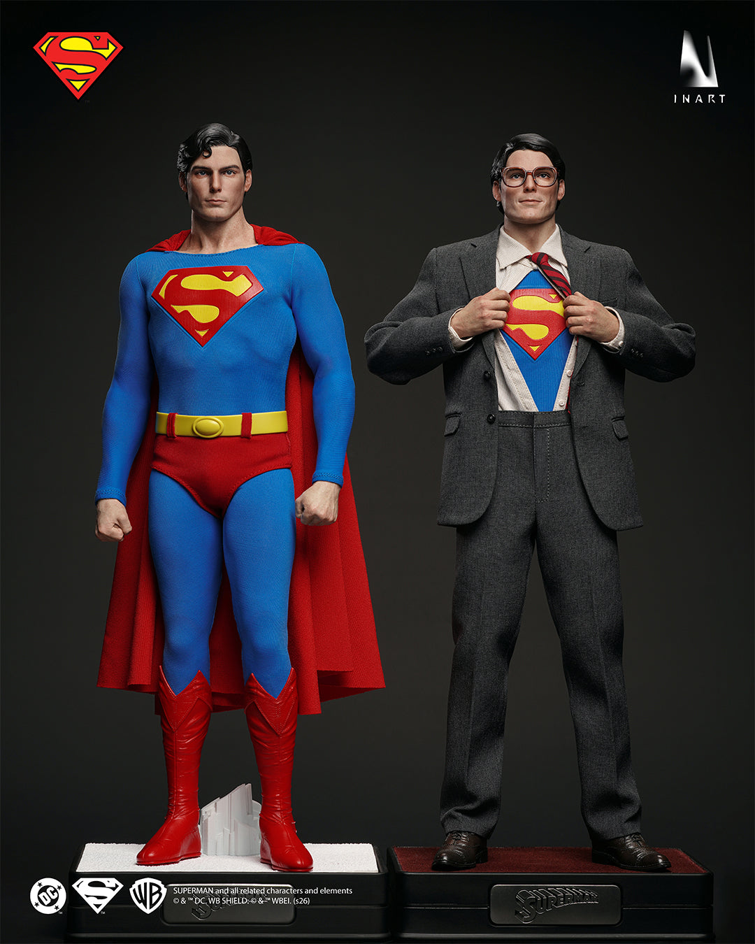 INART -  Superman  (1978) -  1/6 Collectible Figure Premium Edition 2-Pack