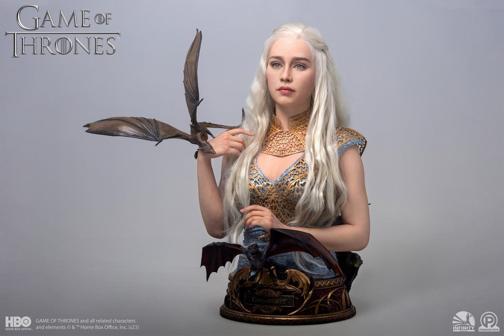 INFINITY STUDIO - Game of Thrones Daenerys MoTher of Dragons 1:1 Scale Bust