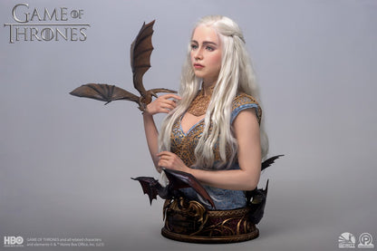 INFINITY STUDIO - Game of Thrones Daenerys MoTher of Dragons 1:1 Scale Bust