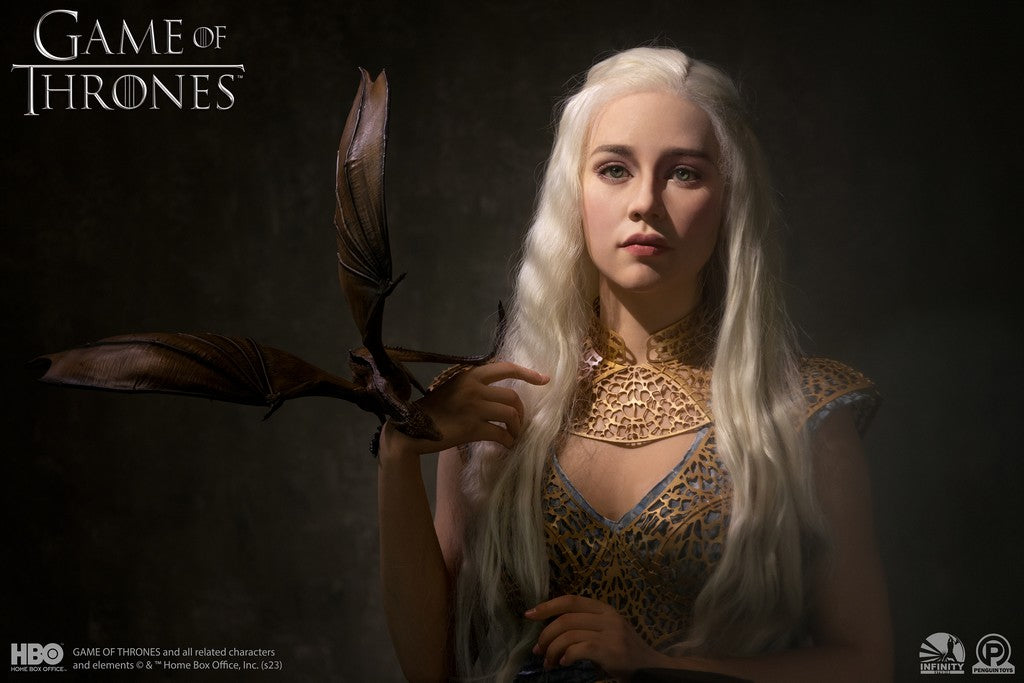 INFINITY STUDIO - Game of Thrones Daenerys MoTher of Dragons 1:1 Scale Bust