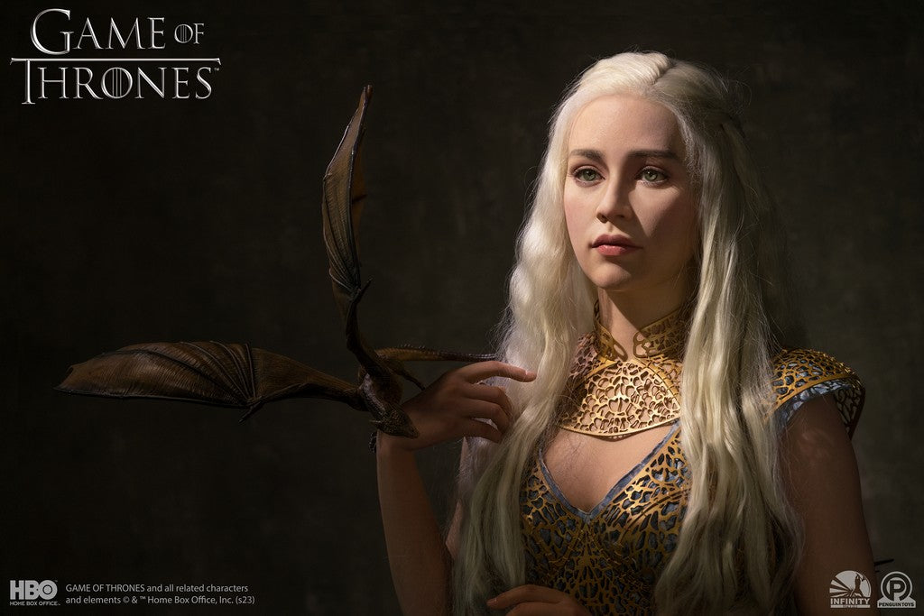 INFINITY STUDIO - Game of Thrones Daenerys MoTher of Dragons 1:1 Scale Bust