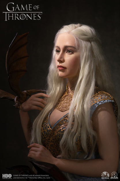 INFINITY STUDIO - Game of Thrones Daenerys MoTher of Dragons 1:1 Scale Bust