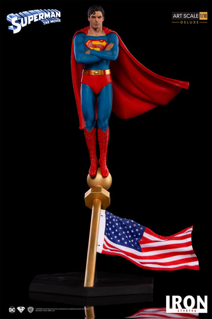 IRON STUDIO - Dc Comics - Superman The Movie 1978 DeLuxe 1:10 Statue