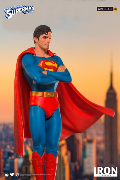 IRON STUDIO - Dc Comics - Superman The Movie 1978 DeLuxe 1:10 Statue