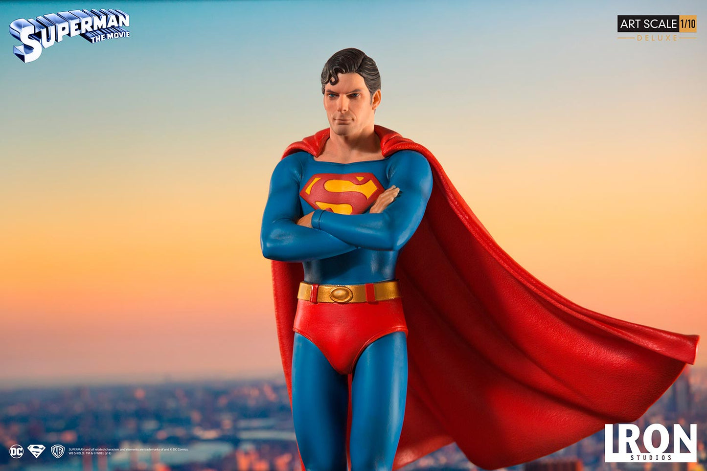 IRON STUDIO - Dc Comics - Superman The Movie 1978 DeLuxe 1:10 Statue