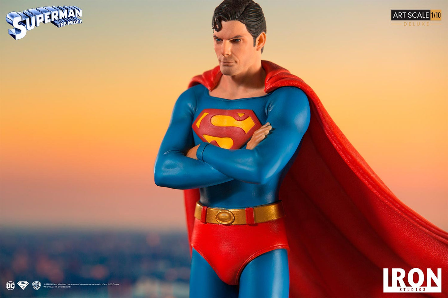 IRON STUDIO - Dc Comics - Superman The Movie 1978 DeLuxe 1:10 Statue