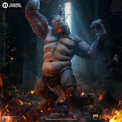 IRON STUDIO - The Lord of the Rings - Cave Troll and Legolas DeLuxe Ver 1:10 Scale