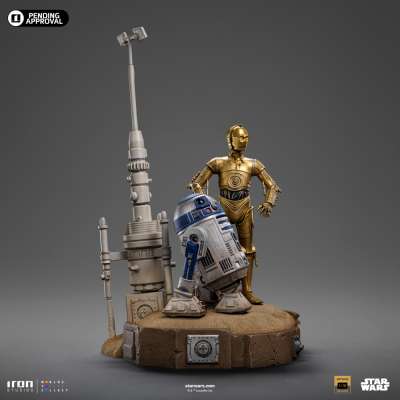 IRON STUDIO - Star Wars C-3PO and R2-D2 DeLuxe Ver 1:10 Scale Statue