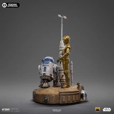 IRON STUDIO - Star Wars C-3PO and R2-D2 DeLuxe Ver 1:10 Scale Statue