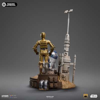 IRON STUDIO - Star Wars C-3PO and R2-D2 DeLuxe Ver 1:10 Scale Statue