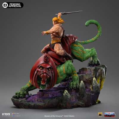 IRON STUDIOS - Master of the Universe: He-Man and Battle Cat 1:10 Scale Statue