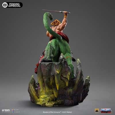 IRON STUDIOS - Master of the Universe: He-Man and Battle Cat 1:10 Scale Statue