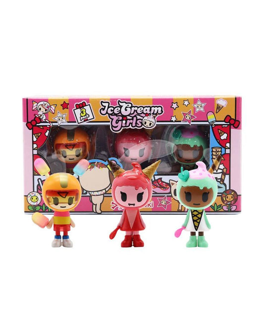 TOKIDOKI - ICE CREAM GIRLS 3 PACK