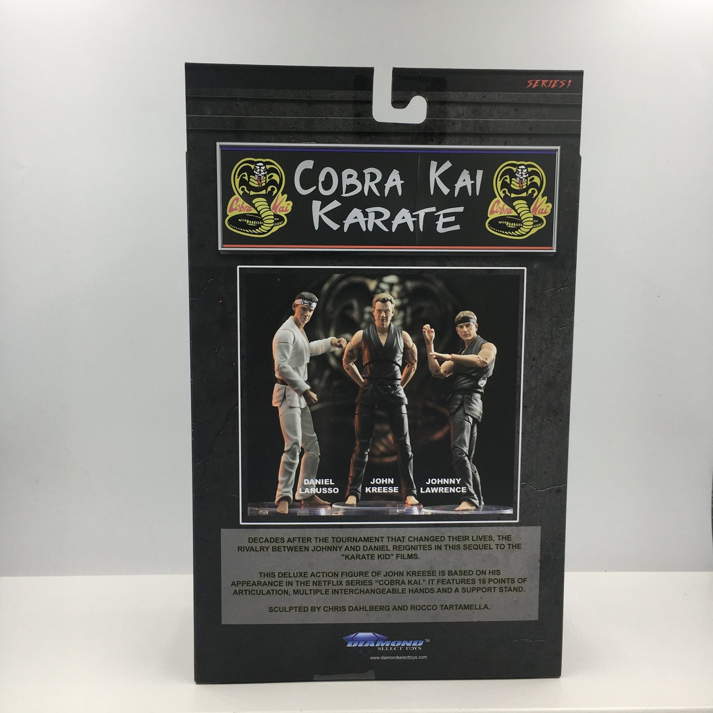 DIAMOND SELECT TOYS - Karate Kid - Cobra Kai Select Action Figure 18 cm Series 1 Jhon Kreese