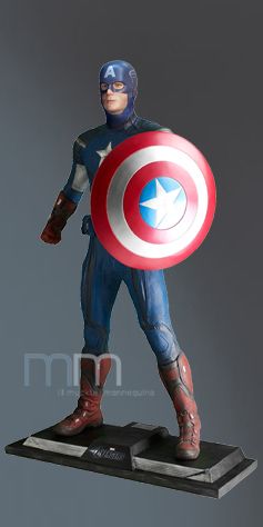MUCKLE MANNEQUINS - Marvel - Avengers - Marvel - Captain America Life Sized Statue