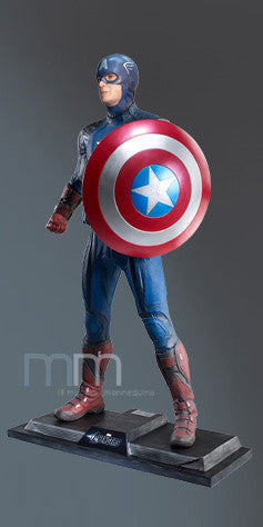 MUCKLE MANNEQUINS - Marvel - Avengers - Marvel - Captain America Life Sized Statue