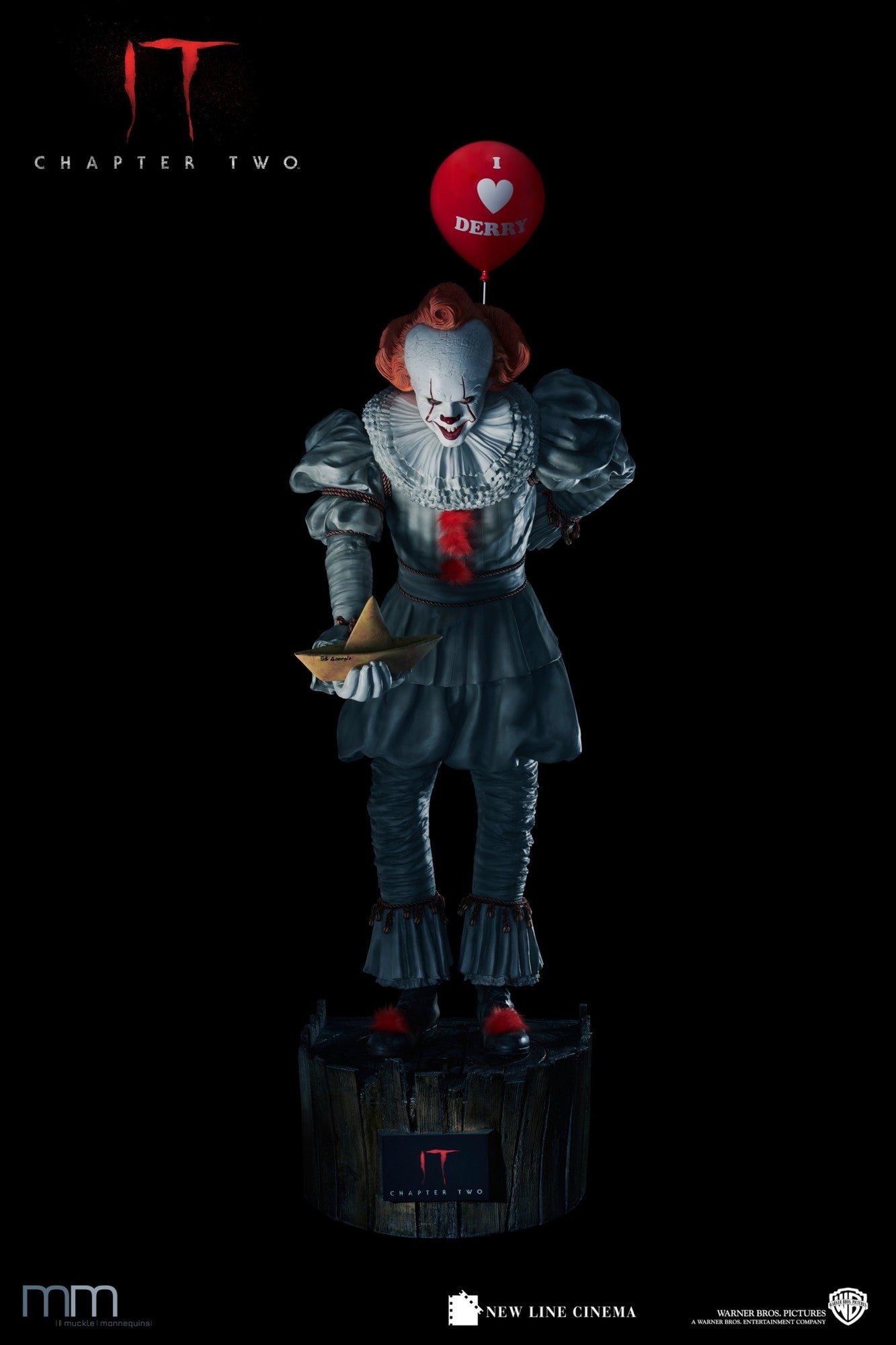 MUCKLE MANNEQUINS - IT Chapter Two - Pennywise Life Sized Statue