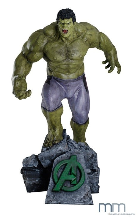 MUCKLE MANNEQUINS - Marvel - Avengers Age of Ultron - The Hulk Life Sized Statue