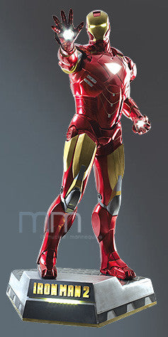 MUCKLE MANNEQUINS - Marvel - Iron Man 2 - Iron Man Life Sized Statue Clean Ver