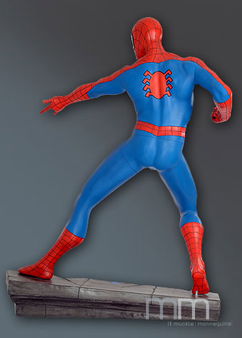 MUCKLE MANNEQUINS - Marvel - Comic Spider-Man Life Sized Statue With Stone Base