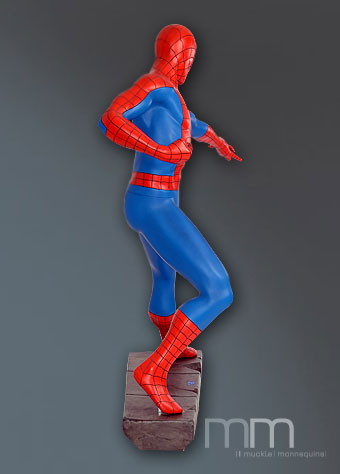 MUCKLE MANNEQUINS - Marvel - Comic Spider-Man Life Sized Statue With Stone Base