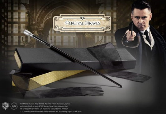 NOBLE COLLECTION - Fantastic Beasts Pencival Graves Wand DeLuxe NN5628