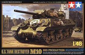 TAMIYA - U.S. Tank Destroyer M10 Mid Production  1/48