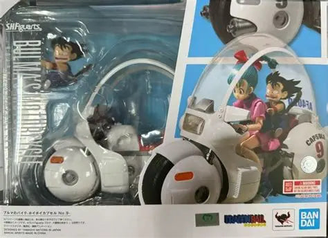 BANDAI - Dragon Ball Bulma Motorcycle S.H.Figuarts Rerun