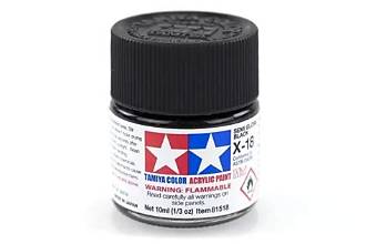 TAMIYA - Semi Gloss Black X-18