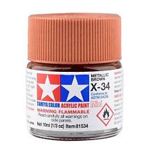 TAMIYA - Metallic Brown X-34