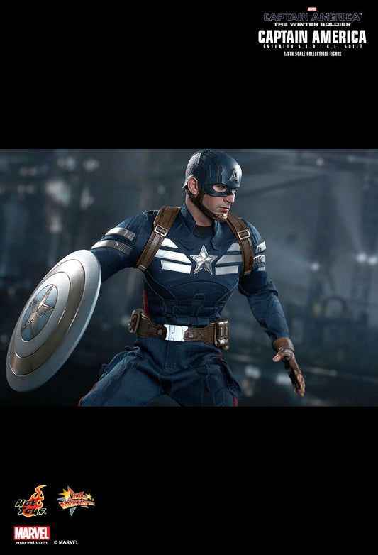 HOT TOYS - Marvel - Captain America The Winter Soldier - Stealth S.T.R.I.K.E. Suit - Movie Masterpiece 1:6 Action Doll