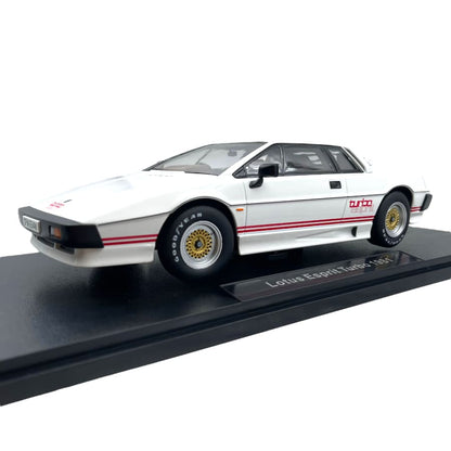 KK - LOTUS ESPRIT TURBO 007 JAMES BOND MOVIE VERSION WHITE & RED 1981  1/18