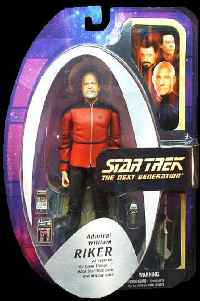 DIAMOND SELECT TOYS - Star Trek The Next Generation Admiral William Riker Action Figure