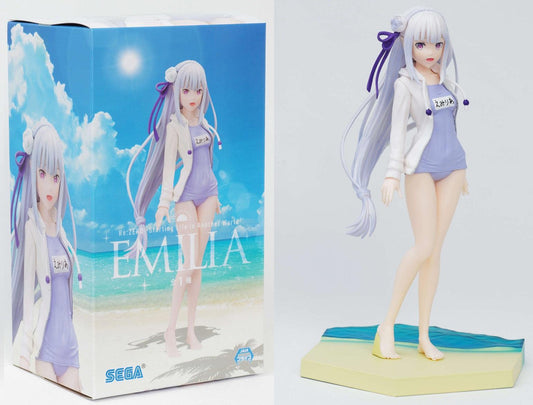 SEGA - Re:Zero - PM Figure Emilia E.M.T. for Summer Days Pvc Statue