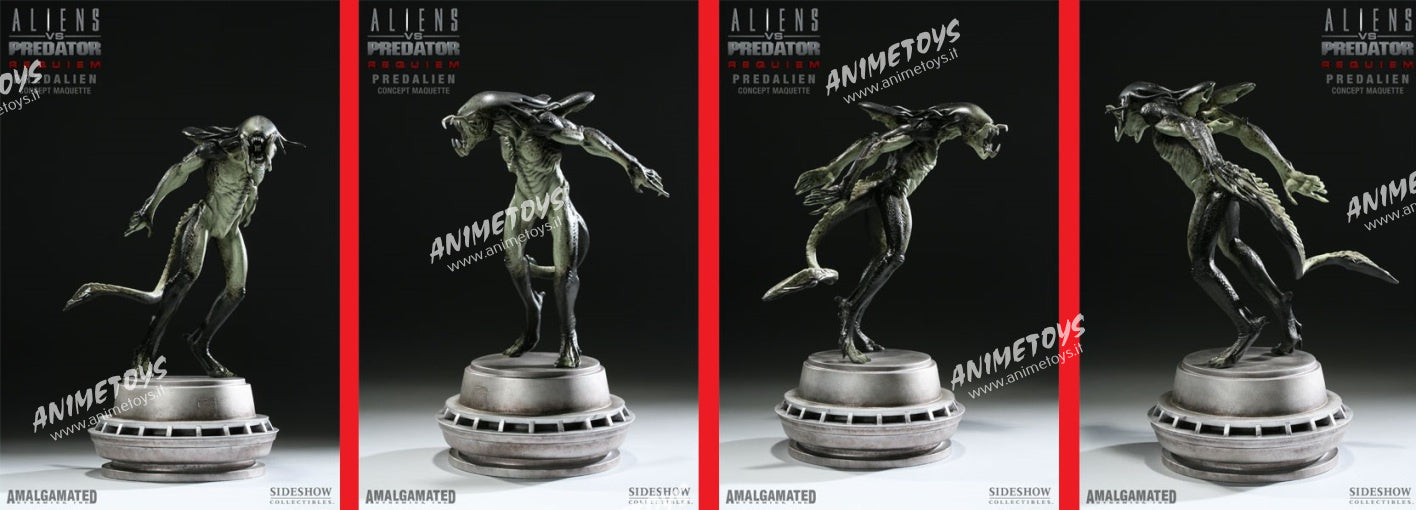 SIDESHOW - Aliens vs Predator - Requiem - Predalien Concept - Maquette