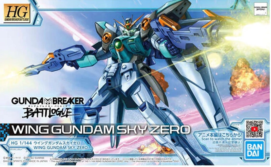 BANDAI MODEL KIT - Gunpla - HG Breaker Battlogue - Wing Gundam Sky Zero #09 1/144