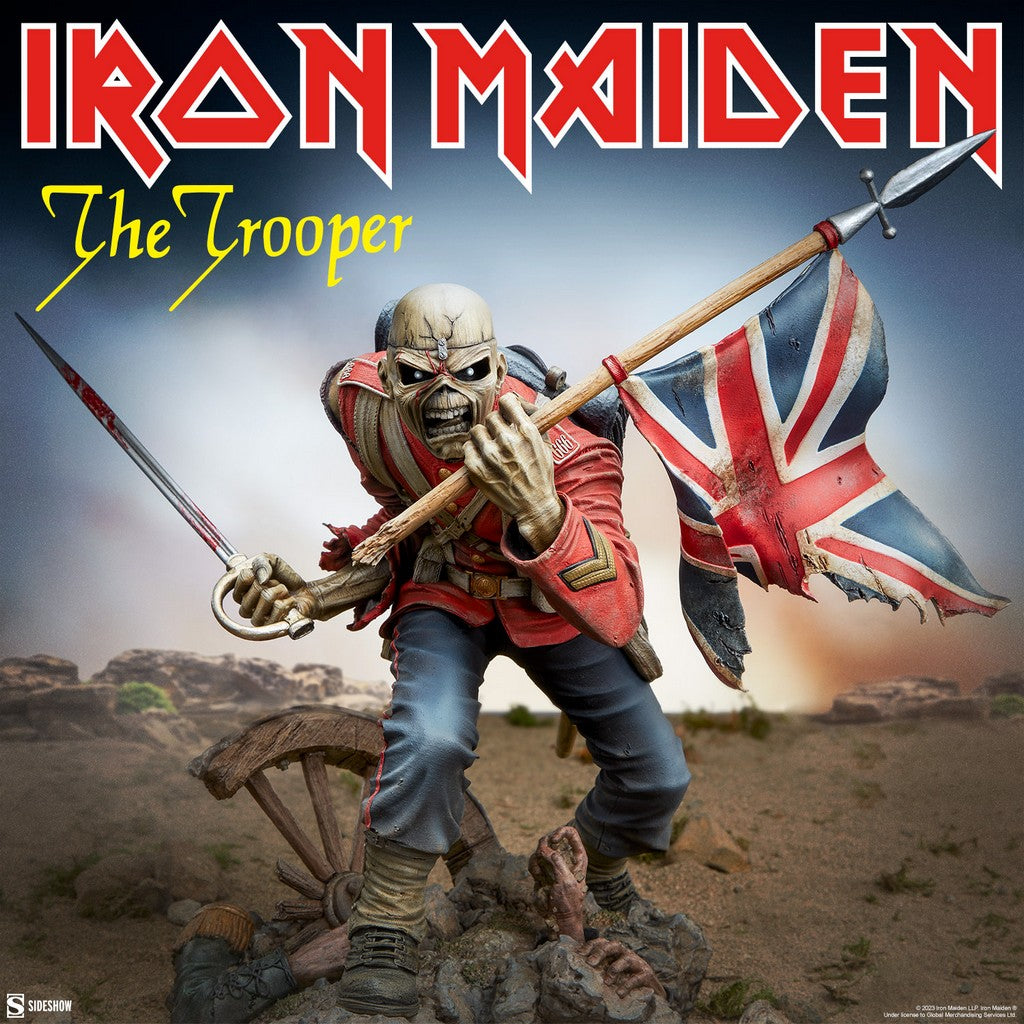 SIDESHOW - Iron Maiden The Trooper Ed Die 1:4 Scale Statue