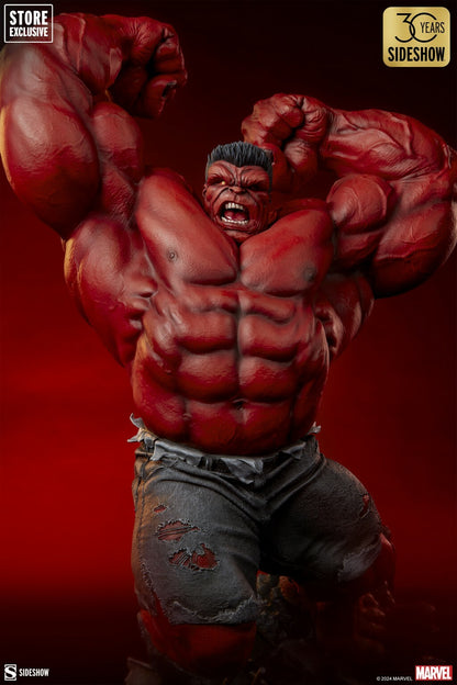 SIDESHOW - Marvel - Red Hulk Thunderbolt Ross Premium Format 1:4 Statue Store EXCLUSIVE SS3008663