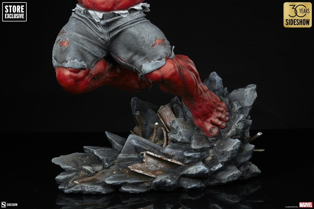 SIDESHOW - Marvel - Red Hulk Thunderbolt Ross Premium Format 1:4 Statue Store EXCLUSIVE SS3008663