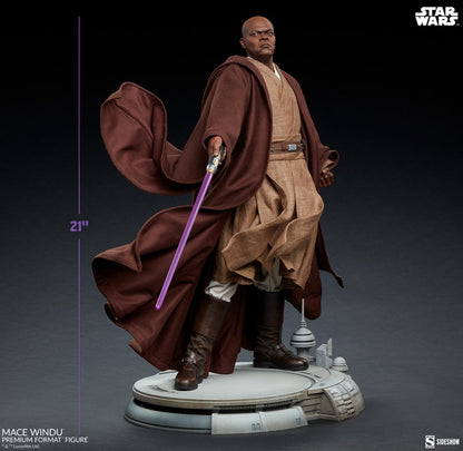 SIDESHOW - Star Wars: Revenge of the Sith - Mace Windu Premium 1:4 Scale Statue