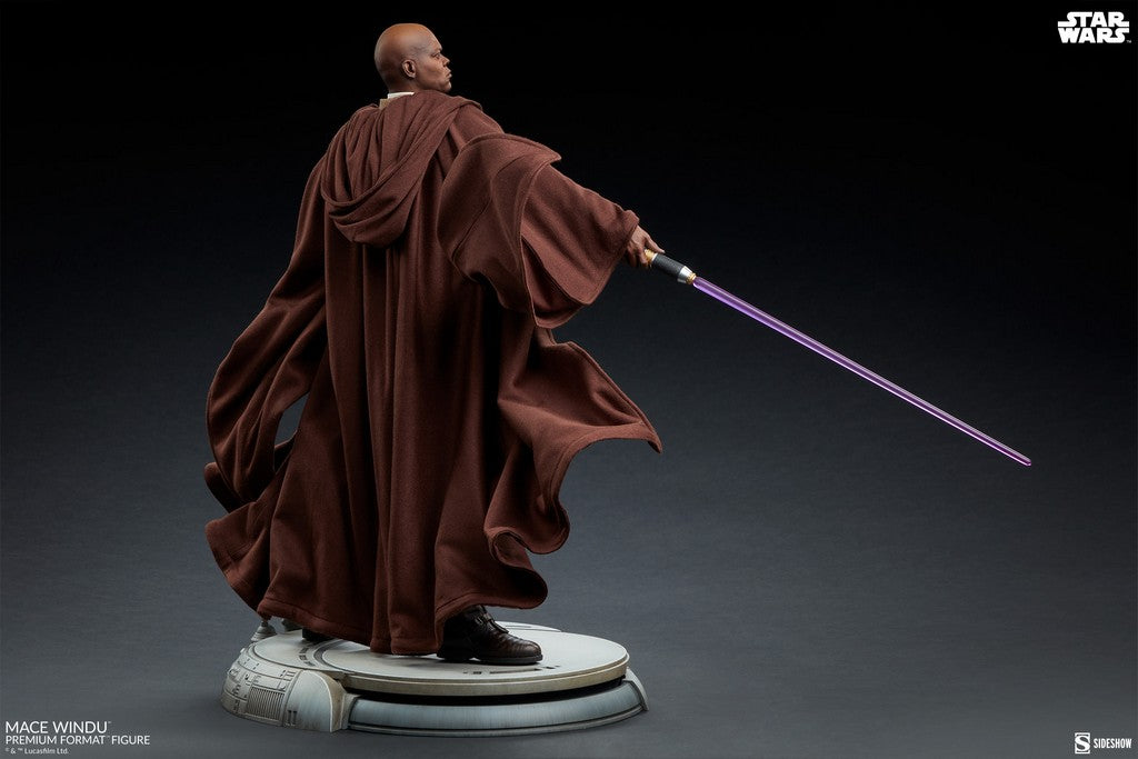 SIDESHOW - Star Wars: Revenge of the Sith - Mace Windu Premium 1:4 Scale Statue