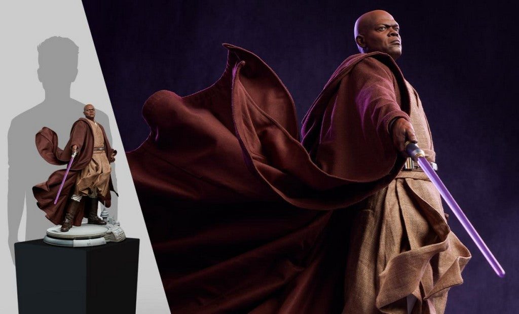 SIDESHOW - Star Wars: Revenge of the Sith - Mace Windu Premium 1:4 Scale Statue