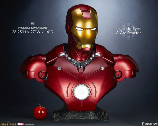 SIDESHOW - Marvel - Iron Man - Mark 3 - Life Sized Bust 1:1