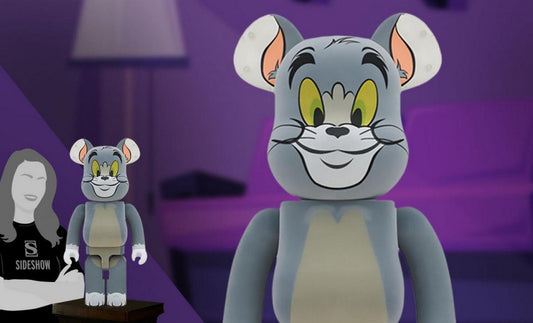 SIDESHOW - Tom and Jerry Bearbrick - Tom Flocky 1000% Figure
