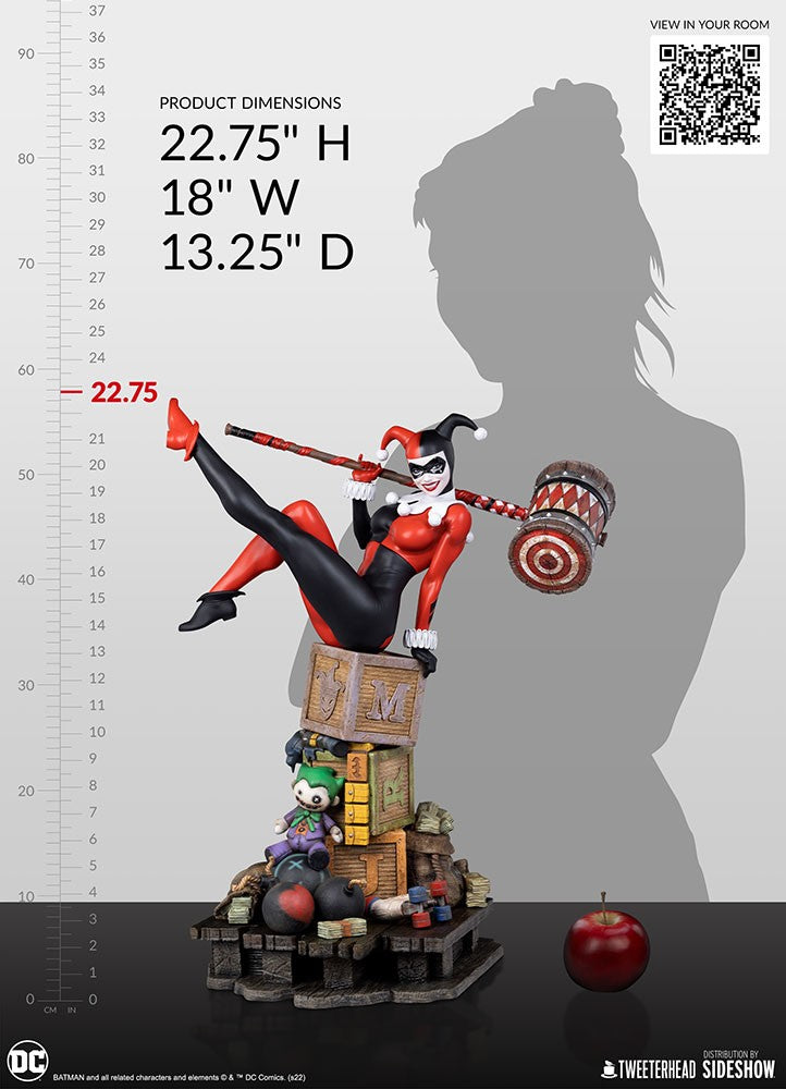 TWETEERHEAD - Dc Comics - Harley Quinn 1:4 Scale Maquette 910549