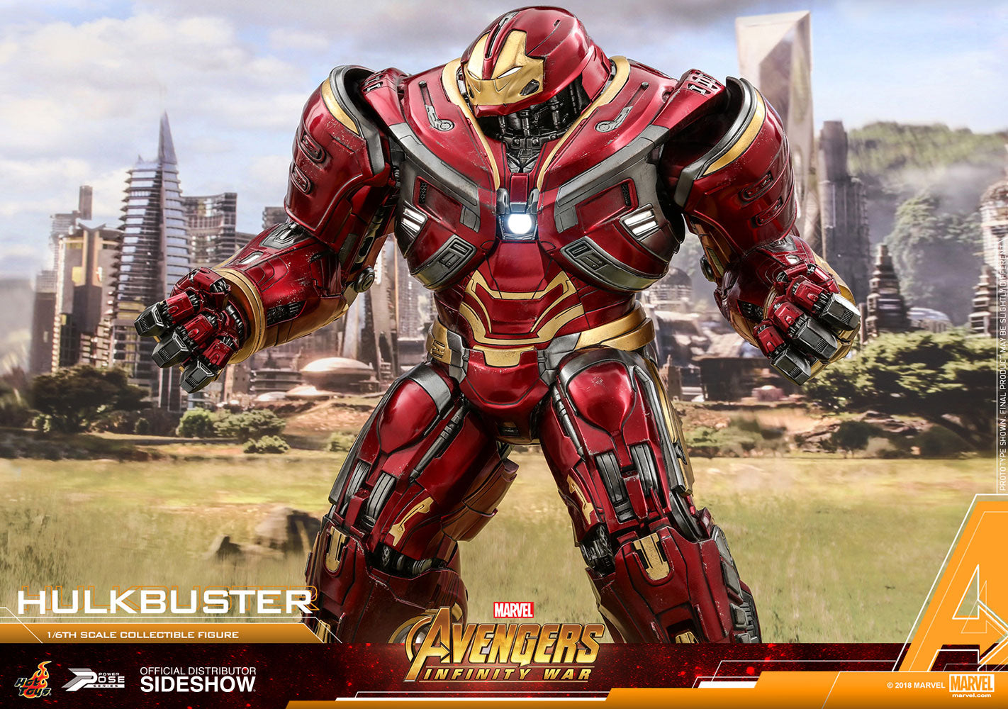 HOT TOYS - Marvel - Avengers Infinity War - Hulkbuster - Power Pose Series 1:6 Action Doll